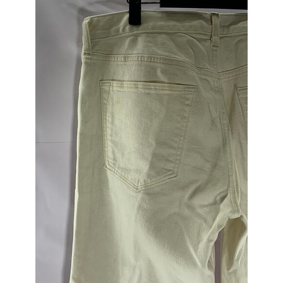 BANANA REPUBLIC Women's Beige Relaxed-Fit Straight-Leg Five Pocket Jean SZ 32X32 - Picture 3 of 12